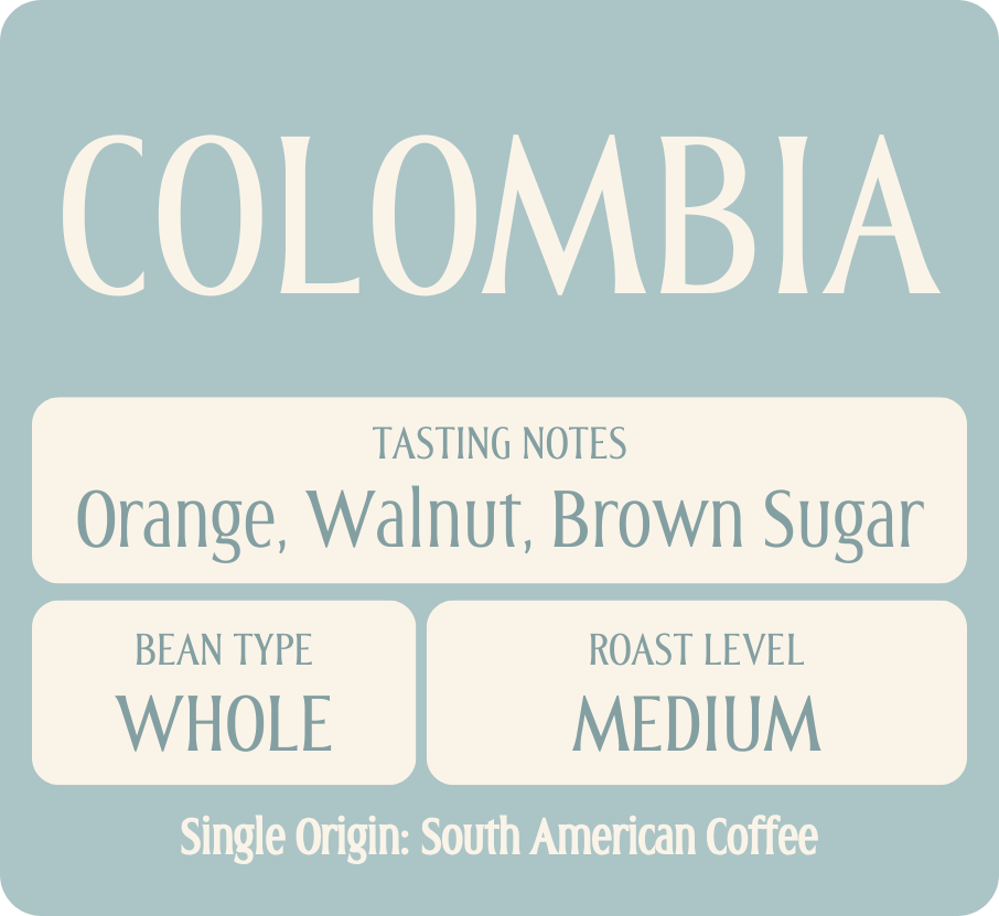 Colombian Coffee – 12oz & 16oz