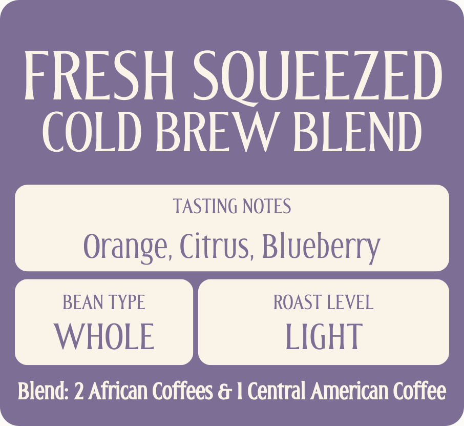 Fresh Squeeze Cold Brew – 12oz & 16oz